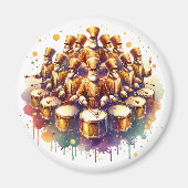 12ドラマズドラミング12日のクリスマス マグネット (正面)