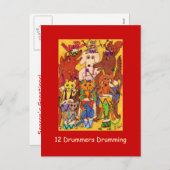 12ドラマー・ドラム シーズンポストカード (正面/裏面)