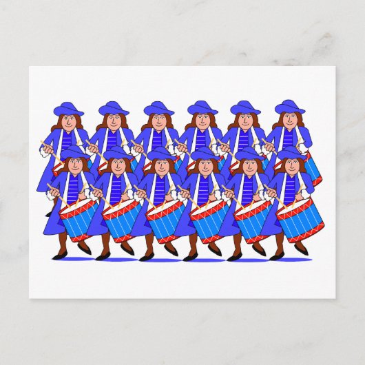 12ドラム・ドラム ポストカード (正面)