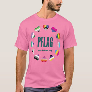 12ハートCircle PFLAG T-Shirt for light bckgrnd 2 Tシャツ