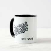 12パーソナライズされたステップNAオウムmagありがとう マグカップ (正面左)