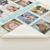 12ファミリーフォトコラージュビーチサンゴ航海の簡単 シェルパブランケット (3/4)