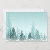 12フォトウィンターランドスケープコラージュ – 5 x 7ベビー シーズンカード (裏面)