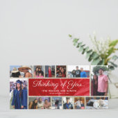 12フォトクリスマスカード |休日のコラージュ (スタンド正面)