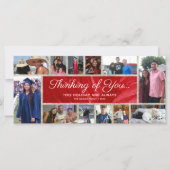 12フォトクリスマスカード |休日のコラージュ (正面)