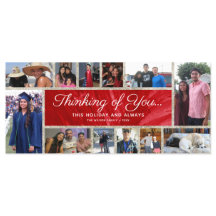 12フォトクリスマスカード |休日のコラージュ