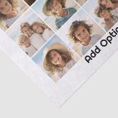 12フォトグリッドのコラージュ – 白 – モダンタイプ黒 薄葉紙 (詳細)