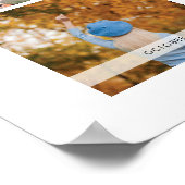 12フォトコラージカレンダホリデークリスマス ポスター (角)