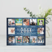 12フォトコラージュのキャプション何1年の青い木 シーズンカード (スタンド正面)