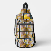 12フォトコラージュテンプレート独自のおもしろいを作成 スリングバッグ (正面)