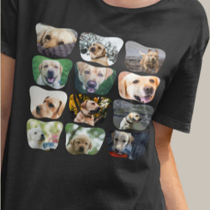 12フォトコラージュユニークパーソナライズされた Tシャツ