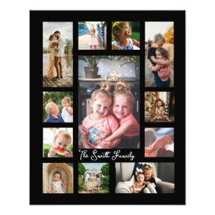 12フォトコラージュユニークミニマルなモンタージュシンプルのモンタージュ フォトプリント