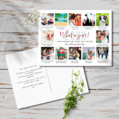 12フォトコラージュ何年間レビューのキャプション シーズンポストカード