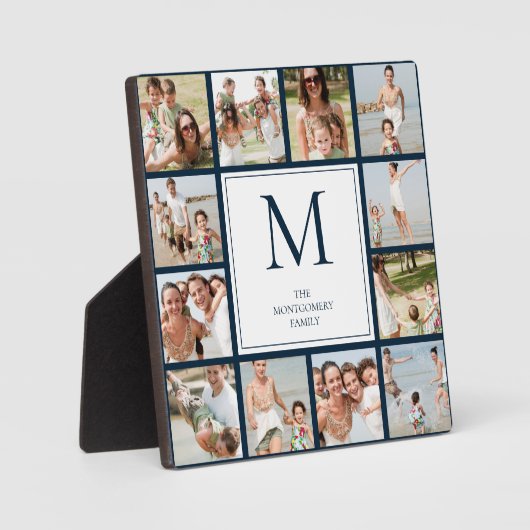 12フォトコラージュ家族写真プラーク フォトプラーク (正面)