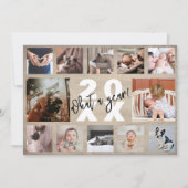 12フォトコラージュ年レビュー松素朴材の木 シーズンカード (正面)