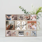 12フォトコラージュ年レビュー松素朴材の木 シーズンカード (スタンド正面)