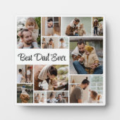12フォトコラージュ最高のパパ フォトプラーク (正面)