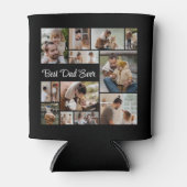 12フォトコラージュ最高のパパ 缶クーラー (正面)