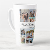 12フォトコラージュ最高のフォン永遠 カフェラテマグ (左アングル)