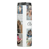 12フォトコラージュ最高のフォン永遠 タンブラー (裏面)