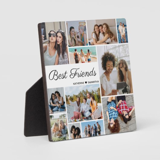 12フォトコラージュ最高のフォン永遠 フォトプラーク (正面)