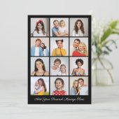 12フォトコラージュ自分のグリーティングカードを追加 (スタンド正面)