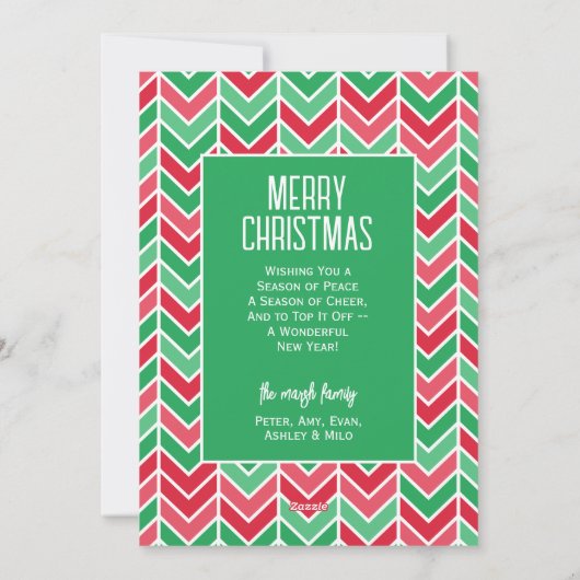 12フォトコラージュ2面クリスマス – ダウンロード2023 シーズンカード (裏面)