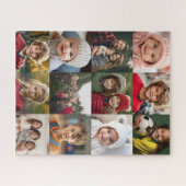 12フォトコラージュ – 写真のみトリミング ジグソーパズル (横)