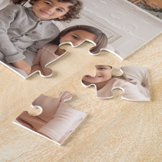 12フォトコラージュ – 写真のみトリミング ジグソーパズル (側面)