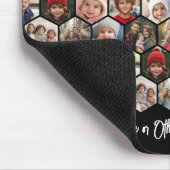 12フォトコラージュ – hexagon -ファンキーランダムパターン マウスパッド (コーナー)