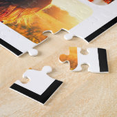 12フォトジグソーパズルテンプレート丸グリッドフレーム ジグソーパズル (側面)