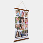 12フォトモダンコラージュ 吊り下げ型タペストリー (傾斜あり)