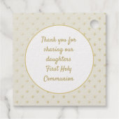 12ホイル実在・カソリック第1聖餐式に感謝 フェイバータグ (裏面)