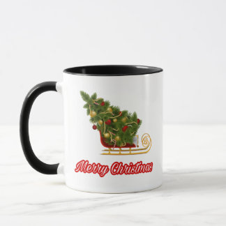 12ホホホサンタクロース笑い顔メリークリスマス マグカップ
