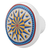 12ポイントスターペンシルバニアオランダ16進角ノブ セラミックノブ (右)