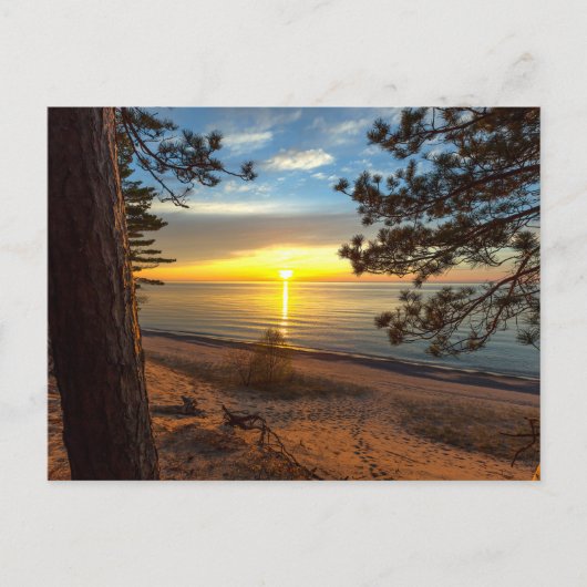 12マイルの夕日 ポストカード (正面)