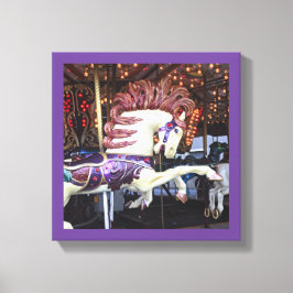 12メリー系絵を描回転木馬 キャンバスプリント