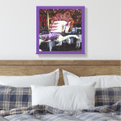 12メリー系絵を描回転木馬 キャンバスプリント (インサイチュ (寝室))