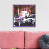 12メリー系絵を描回転木馬 キャンバスプリント (インサイチュ (リビング))