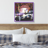 12メリー系絵を描回転木馬 キャンバスプリント (インサイチュ (寝室))