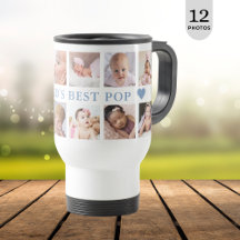 12モダンフォトコラージブルーワールド最高の ポップ・アートの