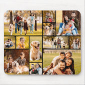 12モダンユニークフォトコラージュカスタム マウスパッド (正面)