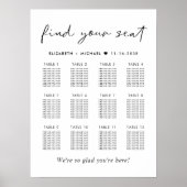 12モダン表結婚座表 ポスター (正面)