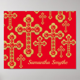 12ルービーと出芽フェイク十字架 –  ポスター