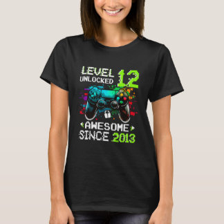 12レベル突破！ビデオゲーム好きな12歳の誕生日 Tシャツ