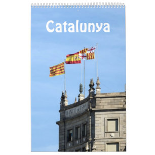 12ヶ月のカタルーニャ（カタロニア）写真カレンダー カレンダー