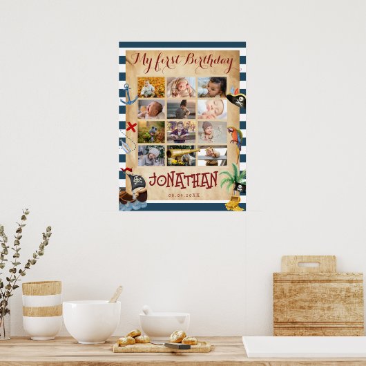 12ヶ月の写真集 ポスター (キッチン)