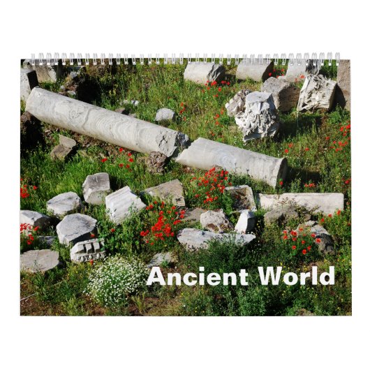 12ヶ月の古代世界写真カレンダー カレンダー (カバー)