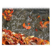 12ヶ月の季節の写真12 Th Edition カレンダー (カバー)