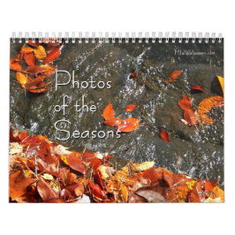 12ヶ月の季節の写真12 Th Edition カレンダー